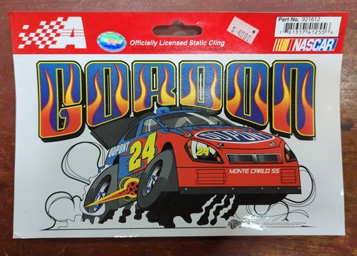 Autocollant NASCAR Static Cling 24 Jeff Gordon DuPont Monte Carlo SS SS - Photo 1 sur 2