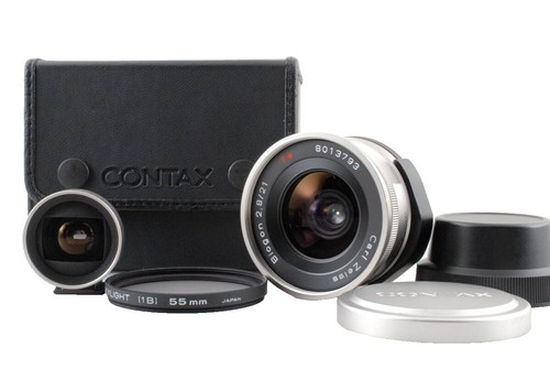 CONTAX Carl Zeiss Biogon T 21mm F2.8 Lens + GF-21 Finder Set Used