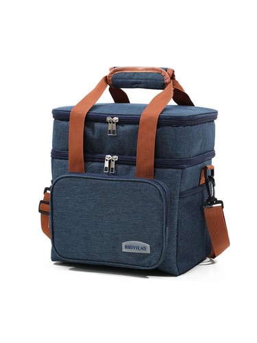 Bolsa de aislamiento de almuerzo engrosada cruzada de moda europea y americana con - Imagen 14 de 27