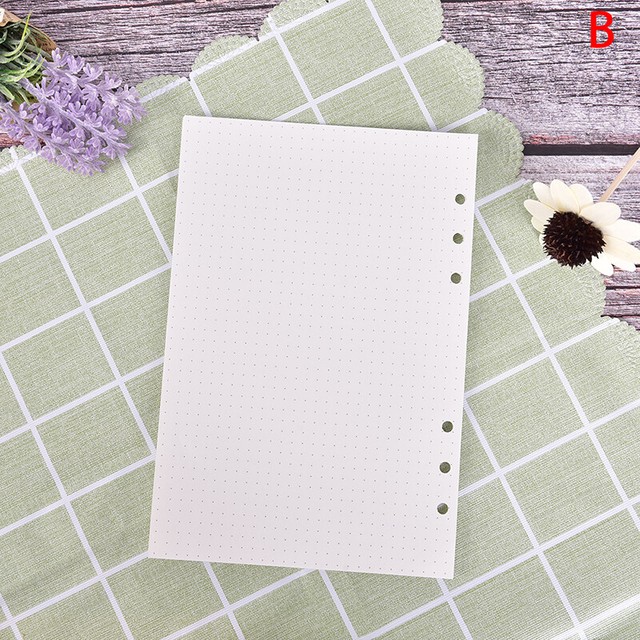 A5//A6 PVC Transparent Leaf Ring Binder Notebook Cover Weekly Diary Plann M4J1