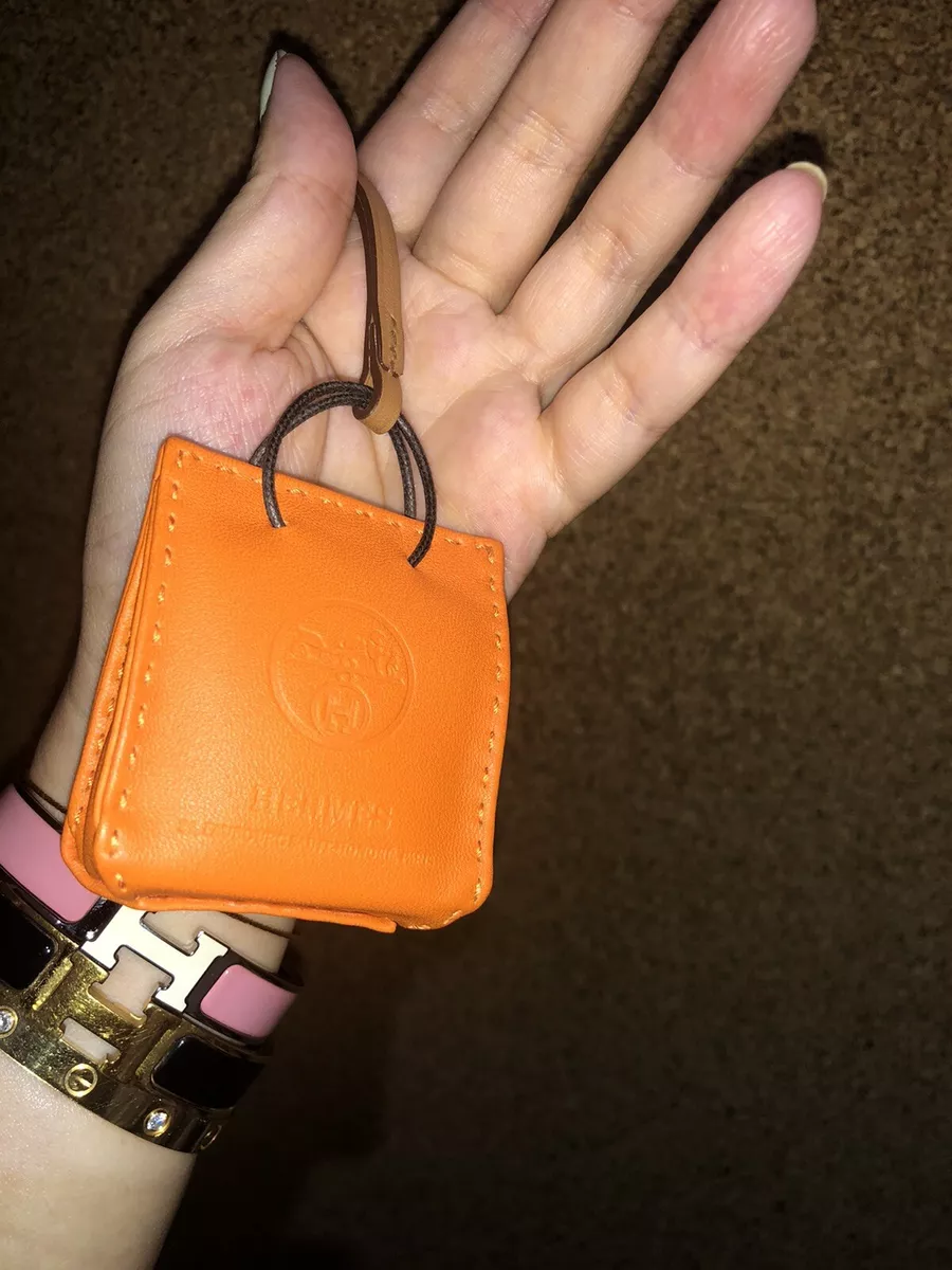 Orange Bag charm