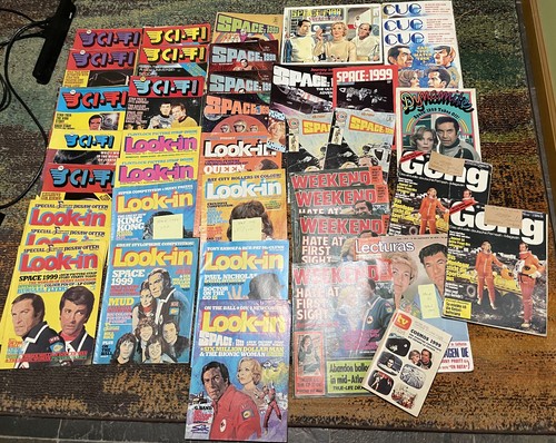 Martin Landau's collection of Space:1999 Magazines