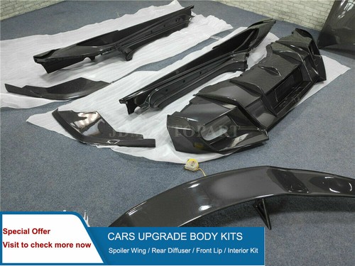 Carbon Fiber Side Rear Diffuser Bumpers for Lp580 Lp610 Msy Style - Picture 2 of 6