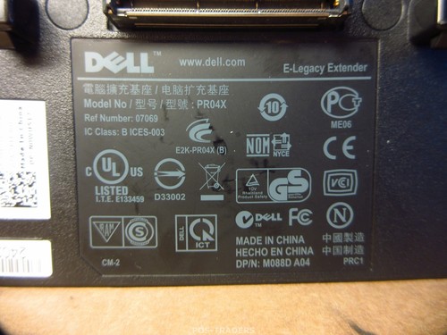 Dell PR04X E-Legacy Extender Port Replicator Docking Station M088D A04 - NO PSU - Afbeelding 3 van 3