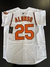 Pete Alonso #25 Men's Baltimore  Orioles White Flex Jersey MEDIUM - NWT