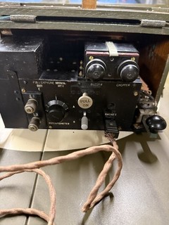 WW2 FULLERPHONE TELEPHONE SYSTEM WW2 with headset