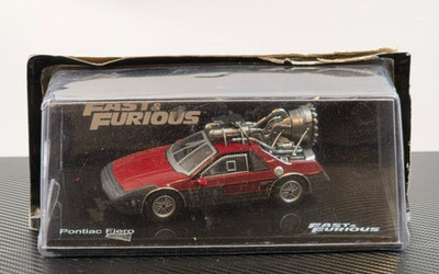 2023 Altaya Fanhome Fast & Furious 1:43 Scale Pontiac Fiero *Damaged Box