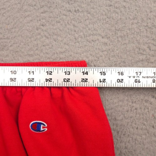 Champion Georgia Bulldogs Sweatpants Mens L Red Graphic Joggers UGA NCAA - Picture 7 of 10