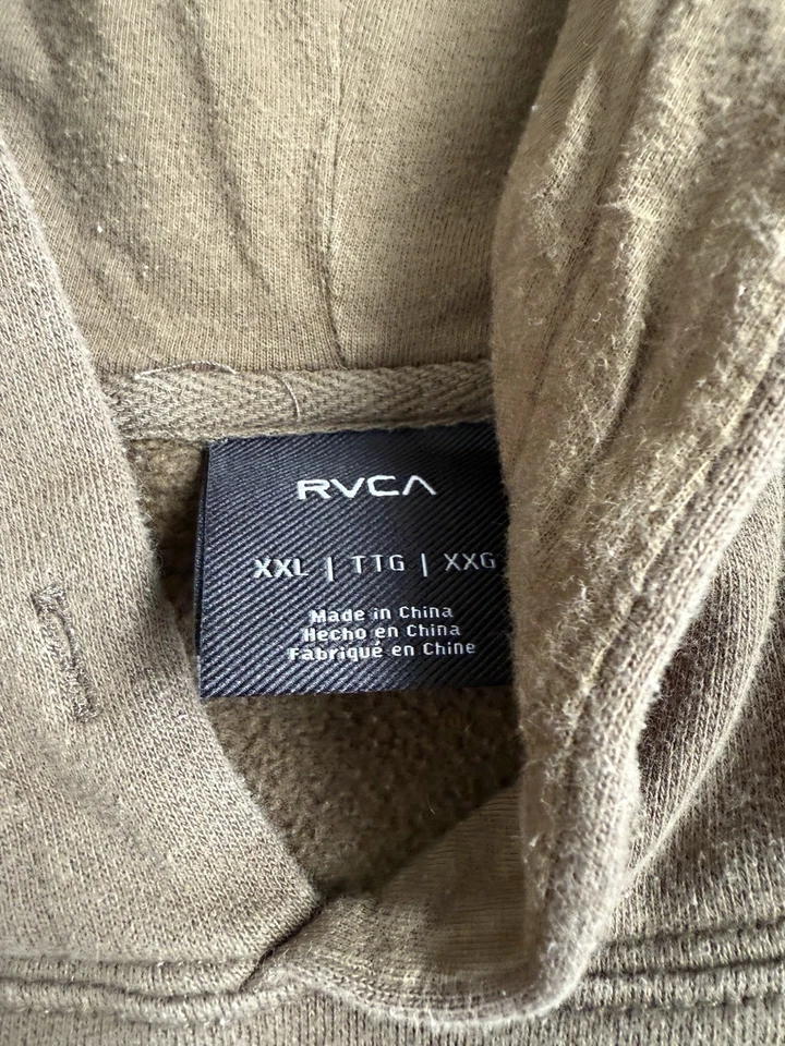 RVCA Men's Pullover Hoodie Size Xxl - Image 4 of 4