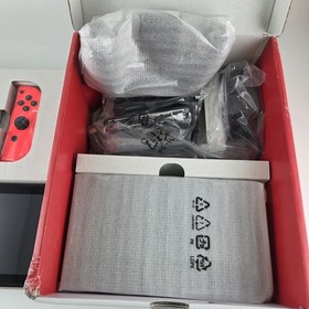 Nintendo Switch with Neon Blue Red Joy-Con (HAC-001-01) Open Box Excellent 