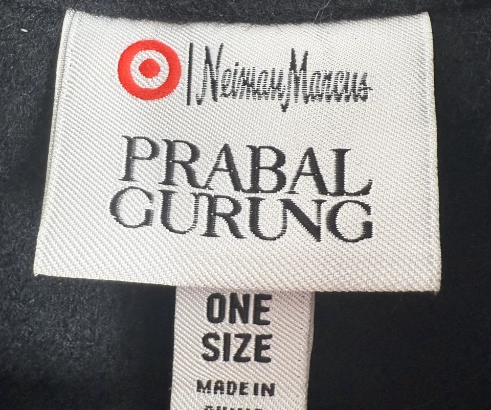 Capa Prabal Gurung para Target Neiman Marcus Talla Única Negra Lentejuelas Mezcla de Lana Foto 4 de 4