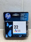 Genuine HP 22 Tri-Color Ink Cartridge Expiration Date 2020 sealed NEW