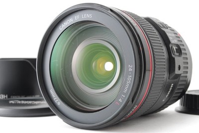 [MINT w/ Hood] Canon EF 24-105mm f/4 L IS USM Lens for EOS From JAPAN