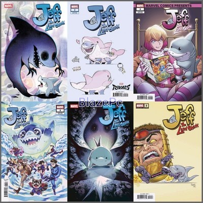 Jeff The Land Shark #2 Cover A B C D E Variant Set or 1:25 Option Marvel 2025 NM