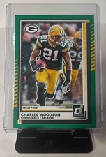 2025 Panini Donruss Charles Woodson #135 Press Proof Green Packers