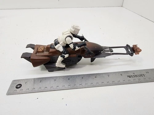 Kenner Star Wars Power of the Force Power Racing Speeder Bike 1997 DAMAGED