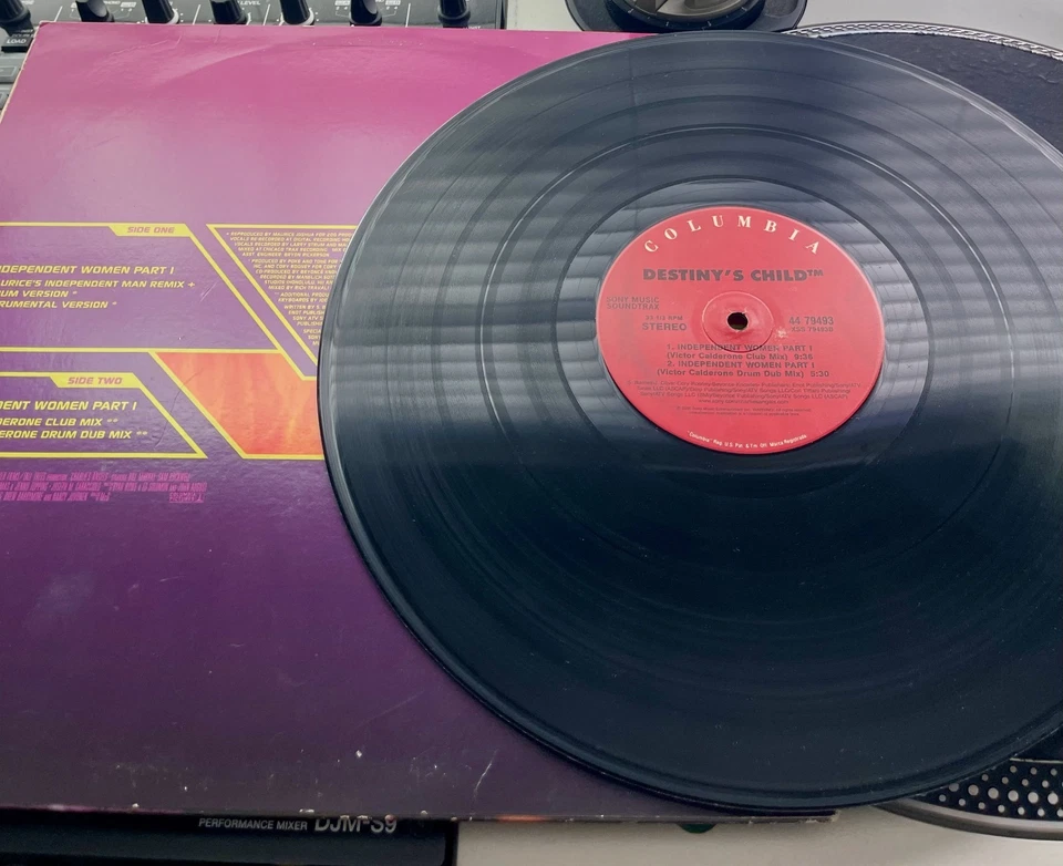 Destiny's Child - Independent Women OG 2000 Press 12" PROMO in Pic Cover VG+/VG Foto 2 de 2