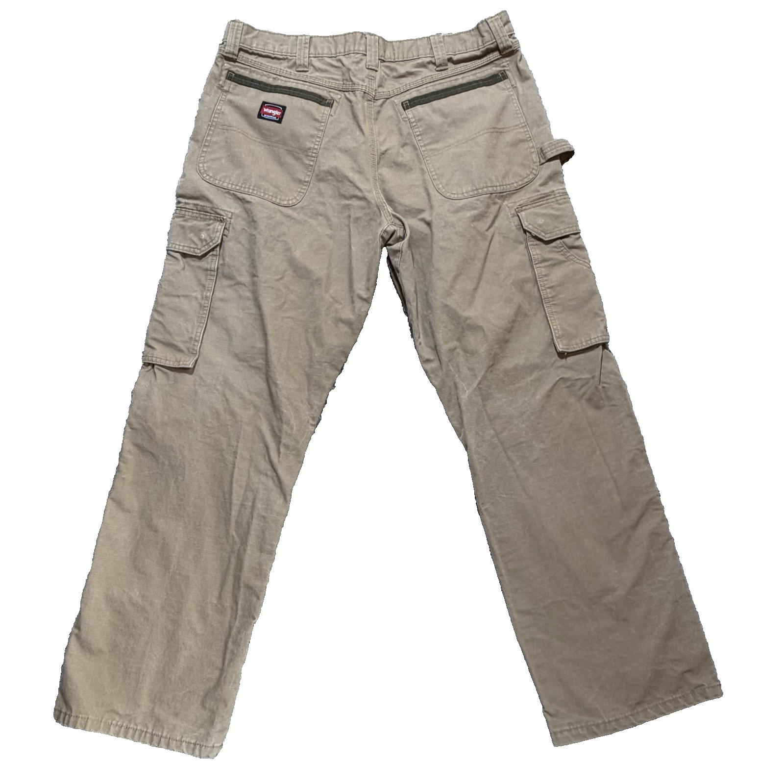 Wrangler Riggs Workwear Ranger Carpenter Pants 36x30 Bark Brown Duck Canvas thumbnail 2