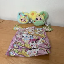 Liila Garden Tea Party Plush Pendant Bundle - Green Plum Mouse and Lemon Pony