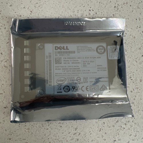 Dell NDDN1 0NDDN1 SSDSC1BG200G4R Intel 200 GB 6 Gb/s SSD SATA 1,8" DC S3610 - Foto 2 di 3
