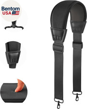 67" Universal Shoulder Strap, Neoprene Thick Padded Bag Strap with Double Adjust