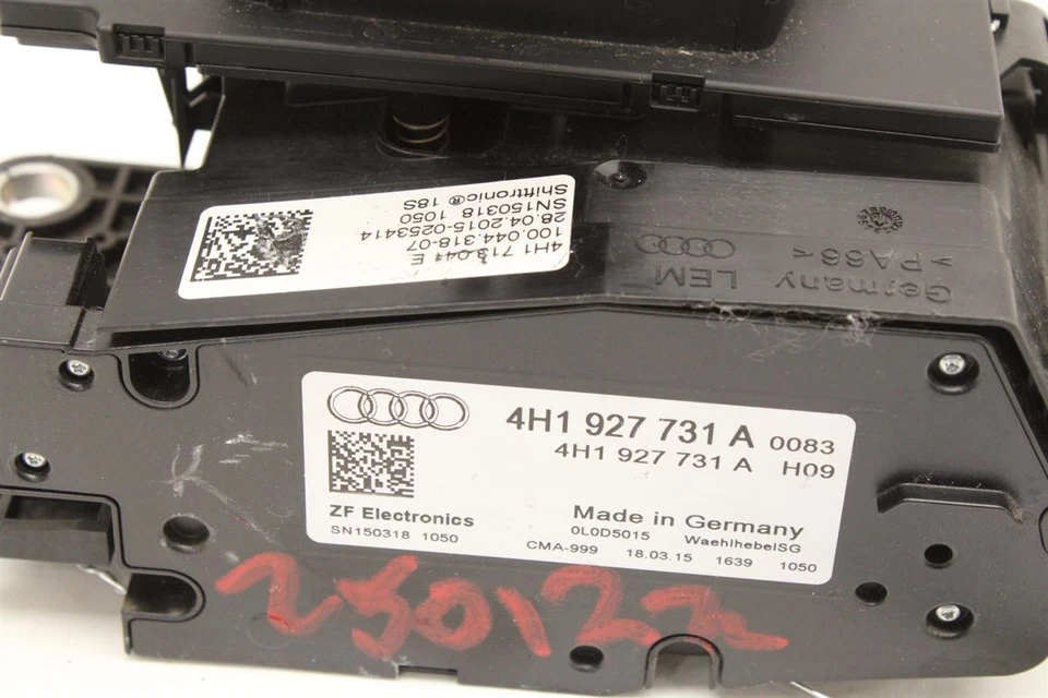 AUTOMATIC FLOOR SHIFTER AUTO GEAR SHIFT Audi A8 S8 2015 15 1391014 - Image 3 of 4