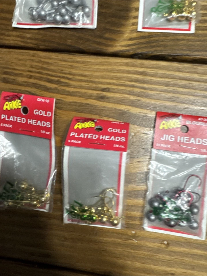 Arkie джиг головки выбрать размер ~ типы ~ цвета Бесплатная доставка (2 упаковки = 20 джигов) - Изображение 4 из 4