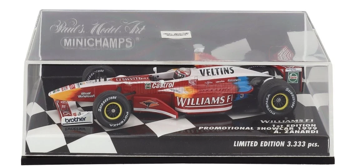 MINICHAMPS 1:43 Diecast Formula 1 Cars 1999 Vehicle Year for sale