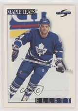 1995-96 Score Dave Ellett #129 0a4