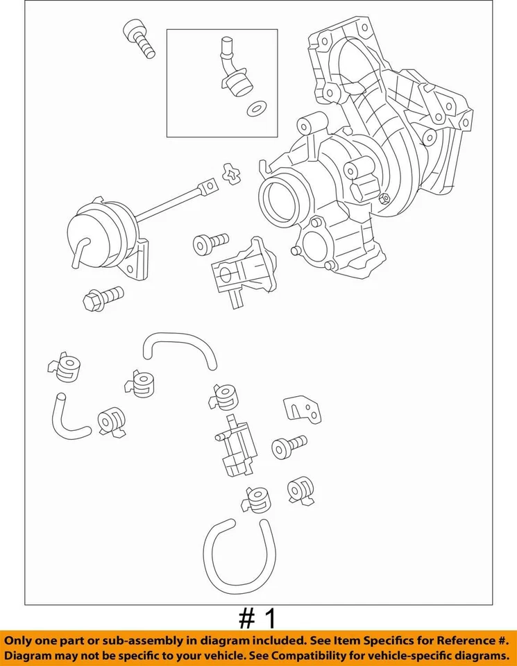2014 Cadillac Cts Turbocharger Turbo Charger Super Charger Supercharger ASJJS - Image 4 of 4