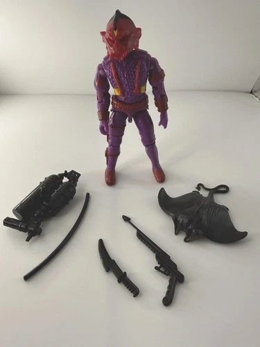 Hasbro GI Joe HYDRO-VIPER Action Figure w/Stingray, Knife, Gun, Sword