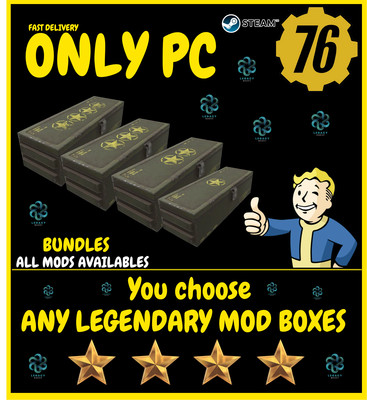 FALLOUT 76   PC - LEGENDARY BUNDLE MOD BOXES  Fast Delivery    (･ω･)ﾉ Cheapest+