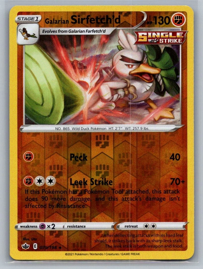 Galarian Sirfetch'd Pokmon TCG Cards for sale | eBay Galarian Sirfetch'd Pokmon TCG Cards for sale | eBay