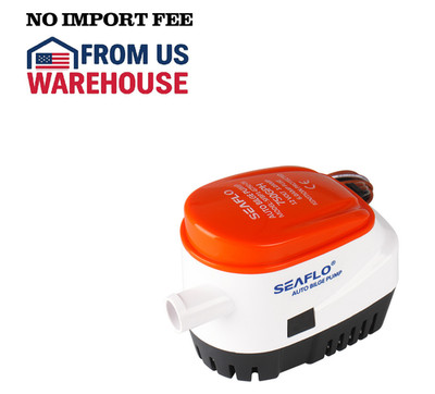 SEAFLO 06-Series Automatic Bilge Pump - 12V DC, 750 GPH, Built-In Float Switch,