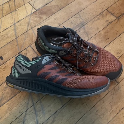 Merrell Nova 3 Shoes Mens Size M7.5  W9.5 Trail Running Vibram Athletic J067601