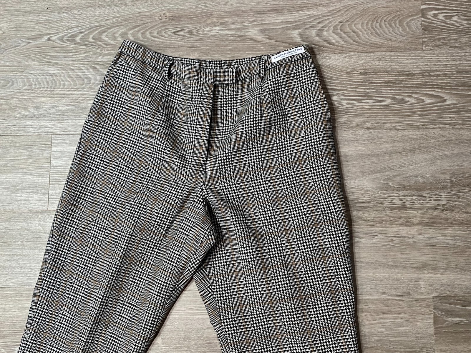 Pendleton Virgin Wool Houndstooth Plaid Heritage … - image 3