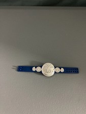 WWE Smackdown Tag Team Championship Title Belt Action Figure Mattel Elite Blue