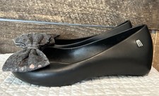 Mini Melissa Ultragirl Sweet Flat II Black Size 1