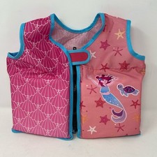 SwimWays Kids Swim Vest Mermaid Pink 2-4Y 33-48 lb