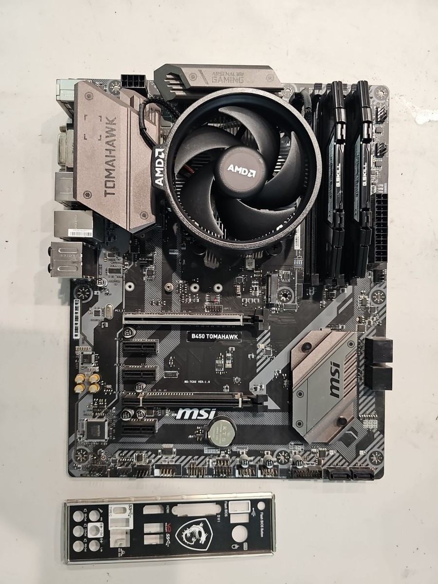 B450 3700x Motherboard Combo B450 Tomahawk Max 3700x Motherboard