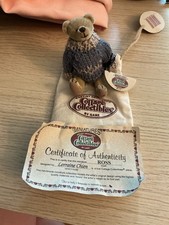 COTTAGE COLLECTIBLES Miniatures by Ganz ROSS the BEAR in Pouch w/ COA CC7010