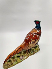 Vintage Beswick Pheasant England Bird Figurine Glossy Model #1226 7.5" x 6" Long