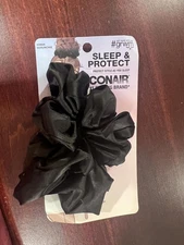 Conair Sleep & Protect Satin Scrunchie Lot of 3!