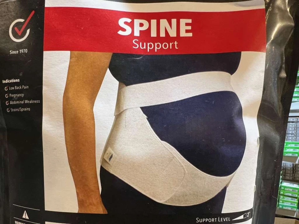 Physicians Choice Maternity-Mate Soporte de columna lumbosacro - Cinturón trasero, grande Foto 4 de 4