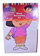 Nickelodeon Nick Jr Dora The Explorer Room Decorating Kit Stickers Paint Stamps