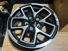 Factory Jeep Wrangler Rubicon Gladiator 17” Alloy Wheel Rim 2021-2025 OEM Black