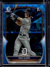2023 Bowman Draft Sapphire Max Clark Chrome 1st Prospect #BDC-76 Tigers