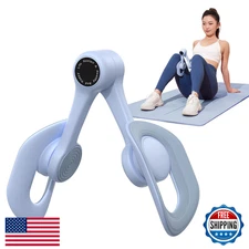 MERACH Thigh & Pelvic Floor Trainer - Inner Thigh Workout Home Gym Blue