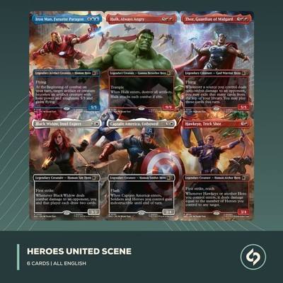 MTG | Heroes United Scene | MARVEL'S SUPER HEROES | NM | EN | SHOWCASE