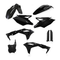 Acerbis Plastiksatz Kit Kawasaki Kxf 250 2017 Schwarz Plastik-Set